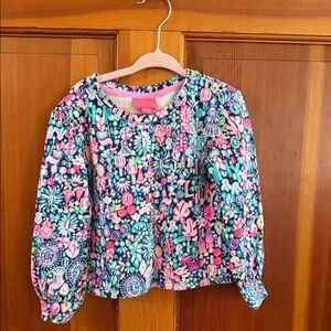Lilly Pulitzer Kids Floral Sweatshirt